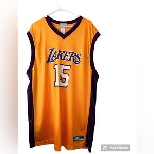 RARE  NBA  Los Angeles Lakers Ron Artest Jersey # 15 Mens size XL gold